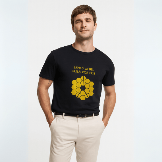 Camisa James Webb Olhai Por Nós Unissex