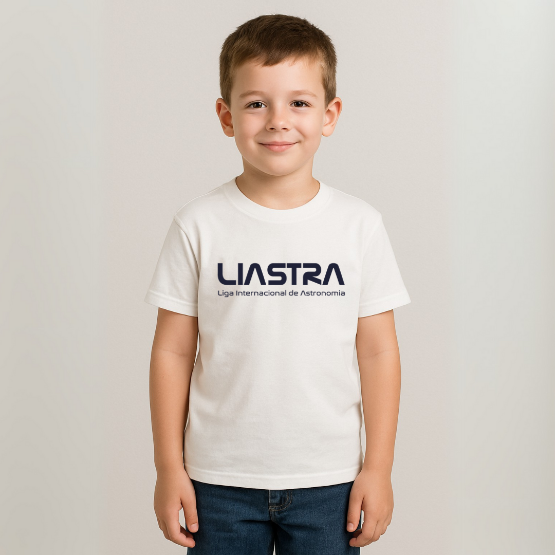 Nome do produto: Camisa Branca Infantil LIASTRA