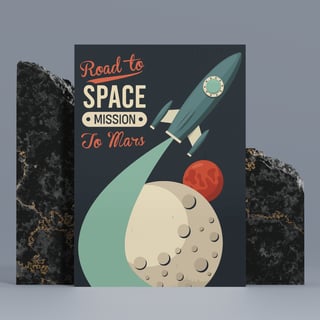 Nome do produtoPoster Road to SPACE
