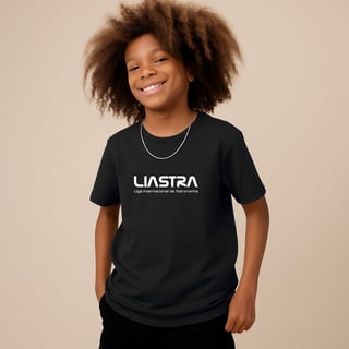 Camisa Infantil 2 a 8 anos LIASTRA logo
