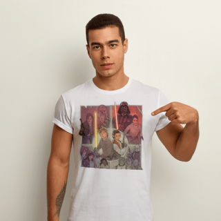 Nome do produtoCamisa Unissex Poster Star Wars