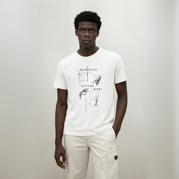 Camisa Memento Vivere Mori