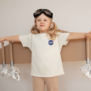 Nome do produtoCamisa NASA Infantil Minimalista