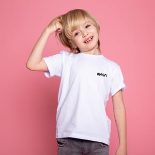 Nome do produtoCamisa NASA Infantil Minimalista