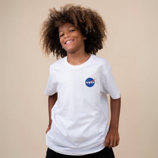 Nome do produtoCamisa NASA Infantil Minimalista