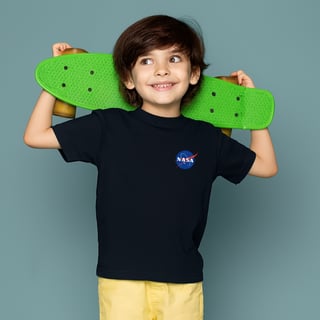 Nome do produtoCamisa NASA Infantil Minimalista