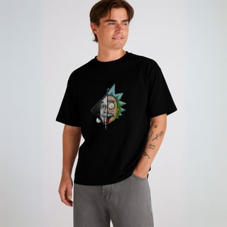 Camisa Einstein/Rick Unissex