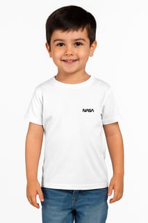 Camisa NASA Infantil Minimalista