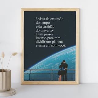 Nome do produtoPoster A Vista da Extensão do Tempo