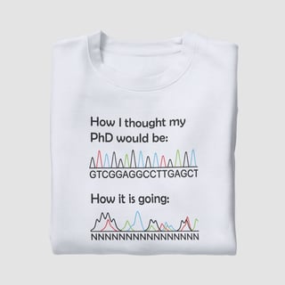 Nome do produtoCamisa PhD DNA How it is going Unissex