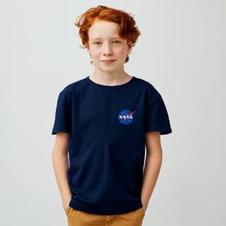 Nome do produtoCamisa NASA Infantil Minimalista