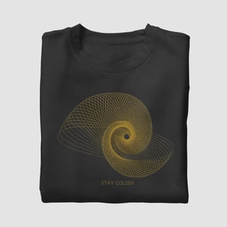 Nome do produtoCamisa STAY GOLDEN Unissex