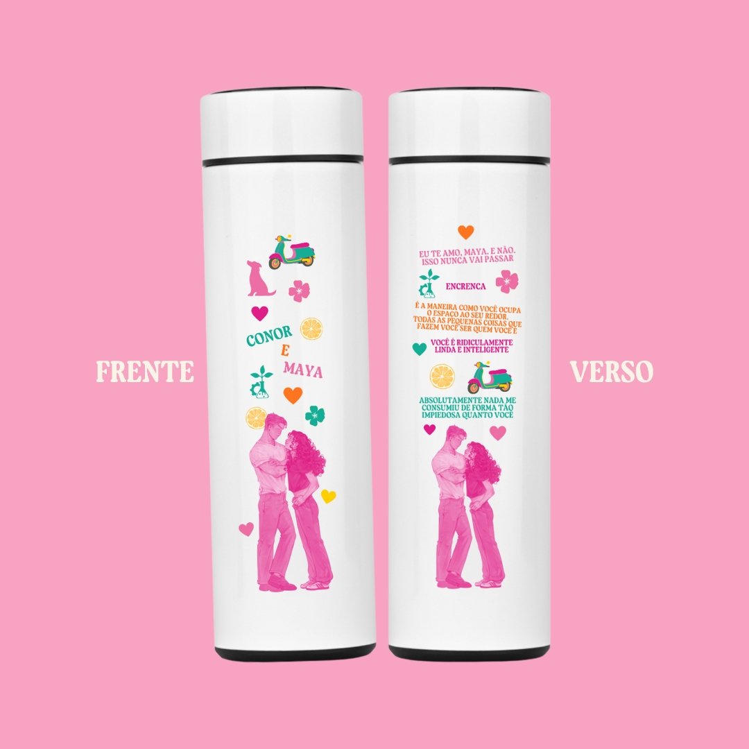 Nome do produto: Conor e Maya- Garrafa