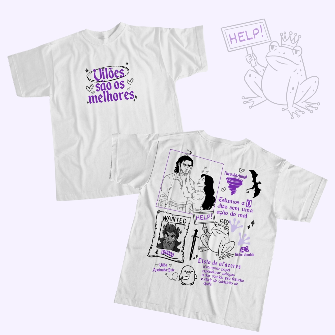 Assistente do vilão- Camiseta