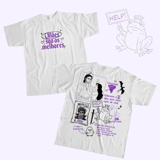 Nome do produto Assistente do vilão- Camiseta