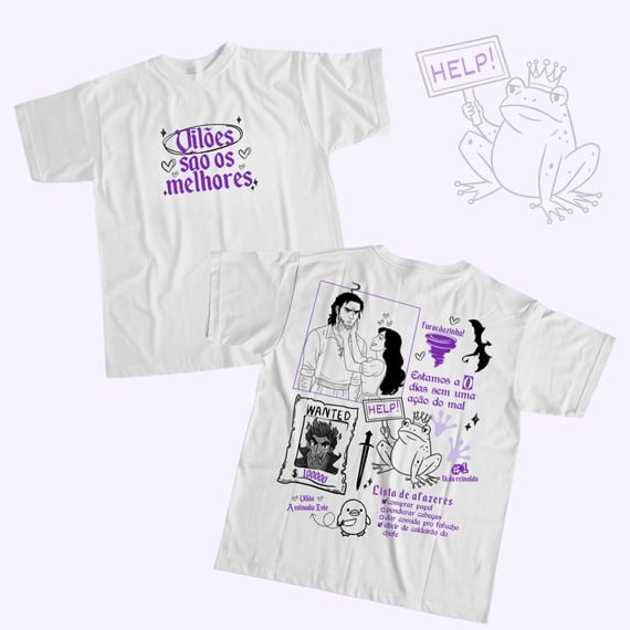 Assistente do vilão- Camiseta