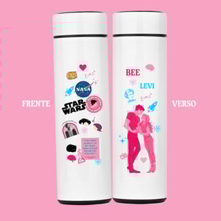 Nome do produto Bee e Levi- Garrafa