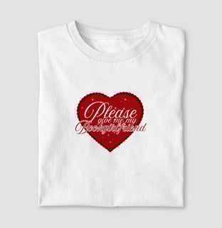 Nome do produto Heart Bookgirlfriend- Baby tee