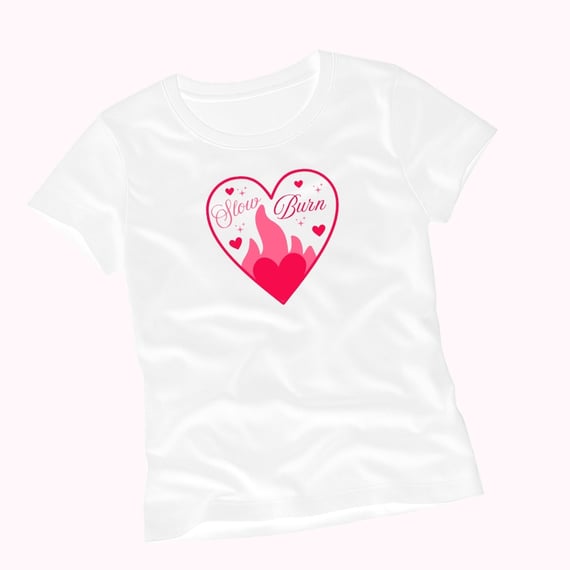 SLOW BURN- Baby tee
