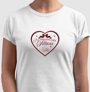 Nome do produto Villans- Baby tee