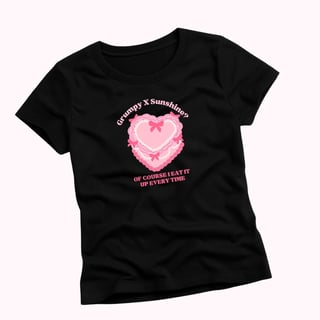 Nome do produto GRUMPY X SUNSHINE-Baby tee
