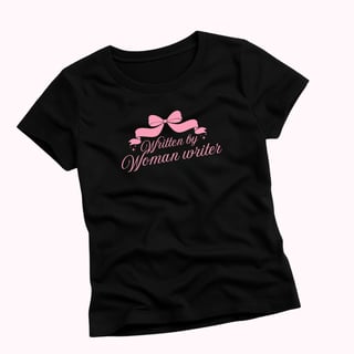 WRITTEN BY WOMAN-Baby tee