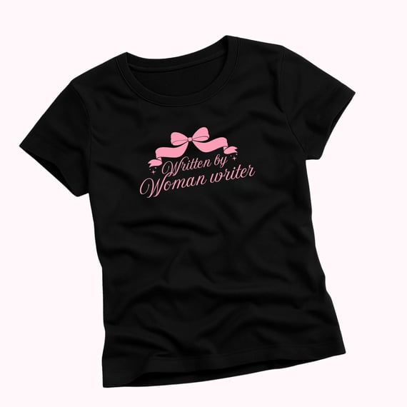 WRITTEN BY WOMAN-Baby tee