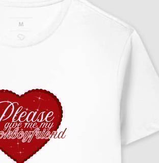 Nome do produto Heart Boyfriend-Baby tee
