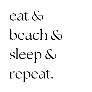 Nome do produto Beach & Repeat - Estonada