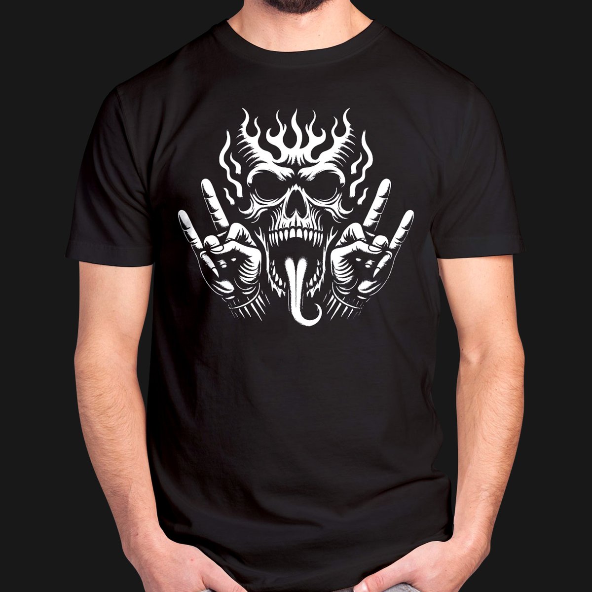 Nome do produto: Metal Fire Skull