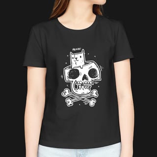 Nome do produto Skull Head Cat - Feminina