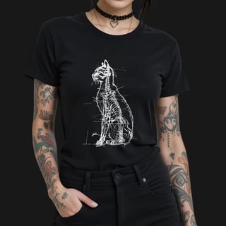 Cat Skeleton - Feminina