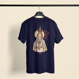 Nome do produto Camiseta Unissex  - Fátima - Totus Tuus 