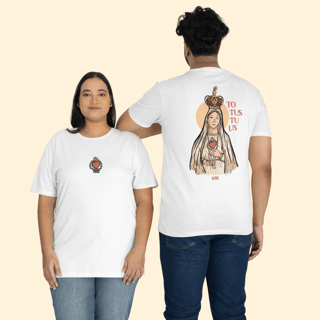 Camiseta Unissex  - Fátima - Totus Tuus 