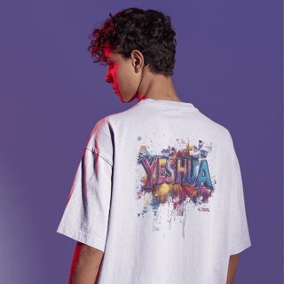 Nome do produto Camiseta Oversized YESHUA Grafite