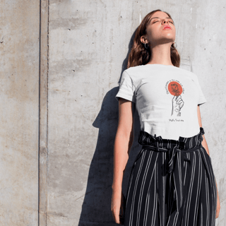 Baby Look - Transforma o meu nada em amor. – Santa Teresinha