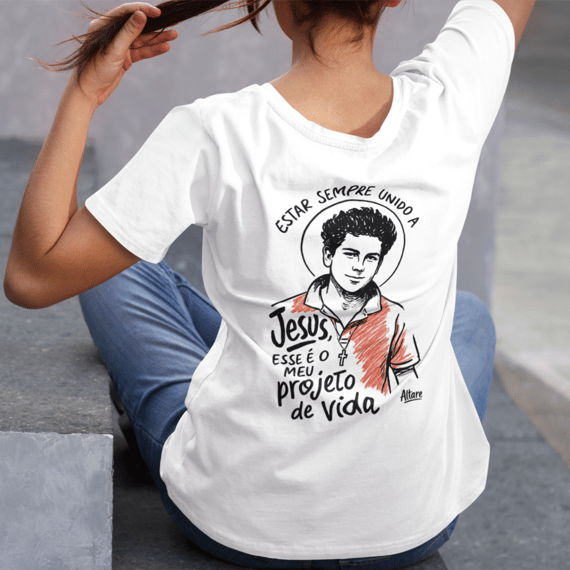 Baby Look - Carlo Acutis Projeto de Vida