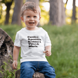 Nome do produto Camiseta Infantil Baby - Católico Apostólico Romano