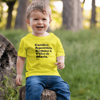 Nome do produto Camiseta Infantil Baby - Católico Apostólico Romano