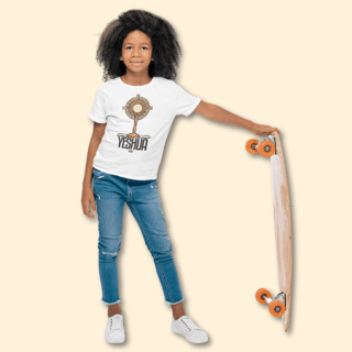 Nome do produto Camiseta Infantil Unissex - YESHUA - TAM 10 a 14 | ALTARE