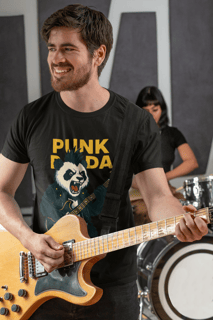 Nome do produtoCamiseta unissex Punk Panda
