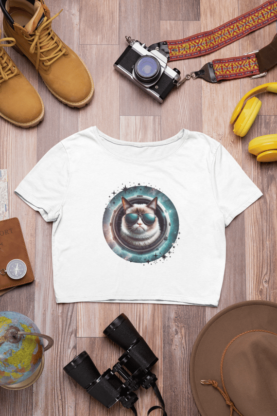 cropped gato de oculos