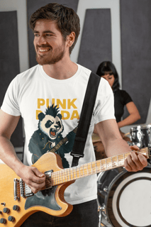 Nome do produtoCamiseta unissex Punk Panda