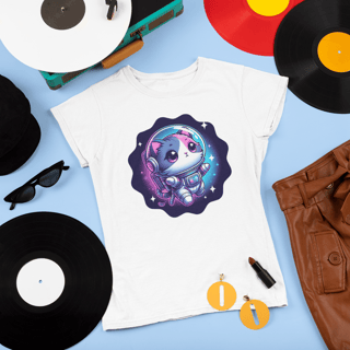 Nome do produtocamiseta feminina Catnauta