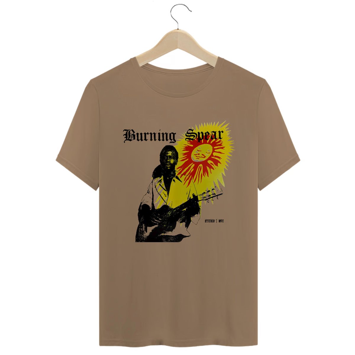 Nome do produto: Camiseta Premium Burning Spear Reggae Roots - Coleção Reggae