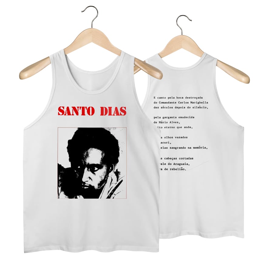 Nome do produto: Regata Santo Dias - Coleção Personalidades