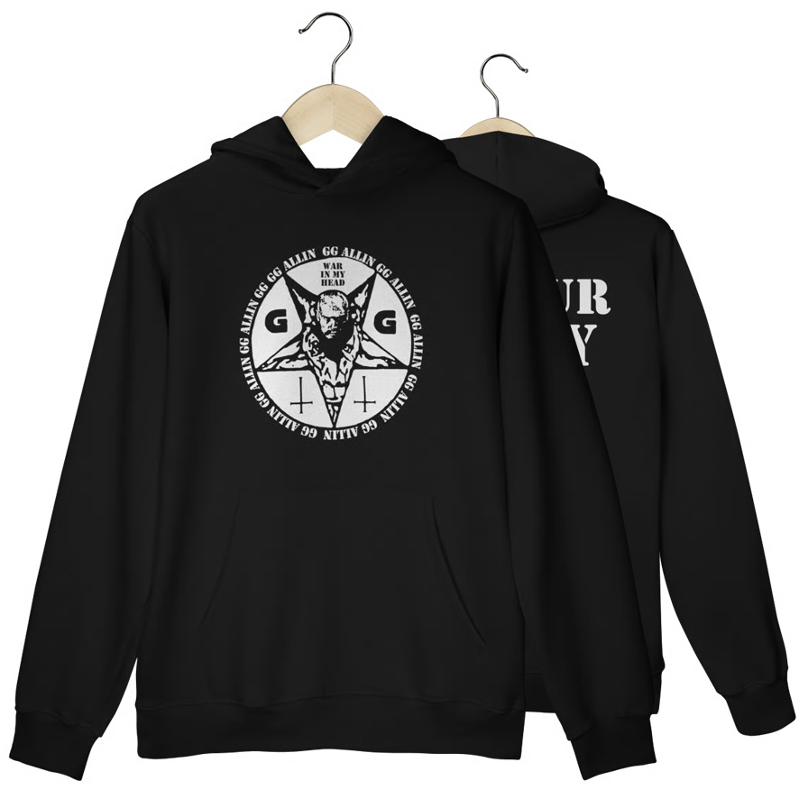 Moletom Canguru Premium GG Allin - Coleção Punk/ Hardcore
