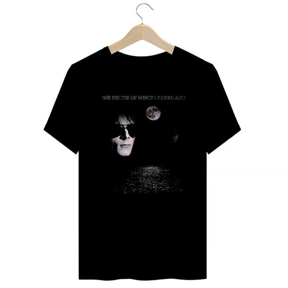 Camiseta Premium The Sisters of Mercy - Floodland - Coleção Punk/Hardcore