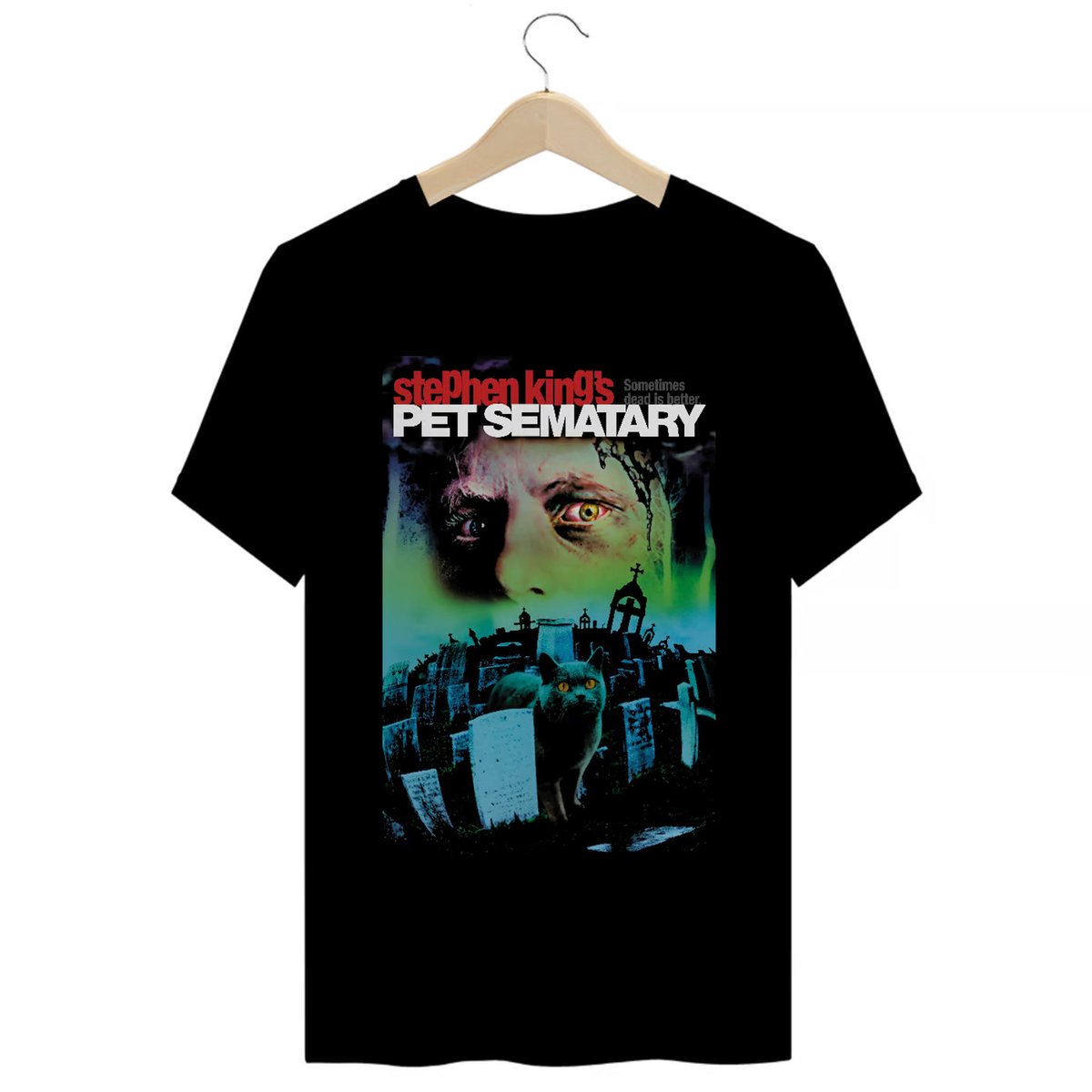 Nome do produto: Camiseta Premium Pet Sematary Stephen King - Coleção Filmes