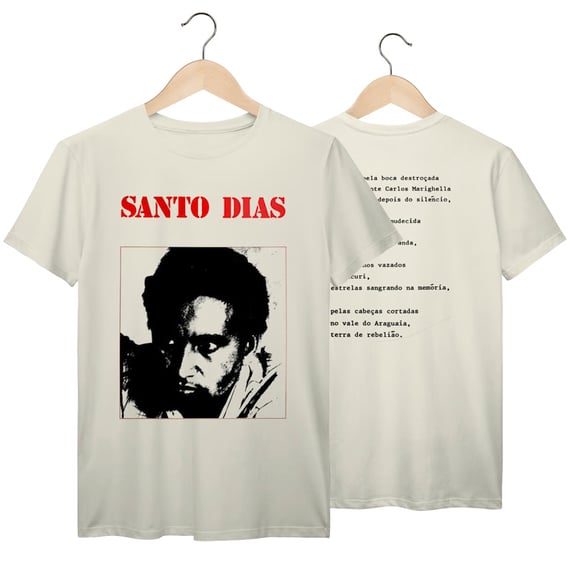 Camiseta Premium Santo Dias - Coleção Personalidades
